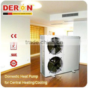 18KW Domestic heat pump water heater for central heating/cooling R417A R410A