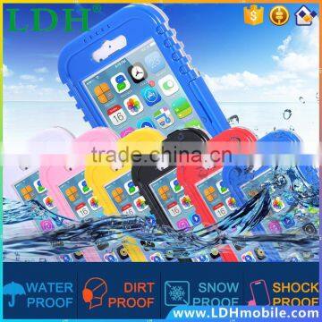 Case For Apple iphone 6 6S/6S Plus Waterproof Heavy Duty Hybrid Swimming Dive Crystal Underwater Watertight Full Clear Cover 6S+