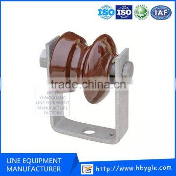 ED-2 Shackle insulators / LV ceramic shackle electrical insulator ED-2B/ low voltage brown color shackle insulator