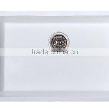 Acrylic Solid Surface Kitchen Sink, ,resin Stone Sink, Double Bowl Kitchen Sink photo-5