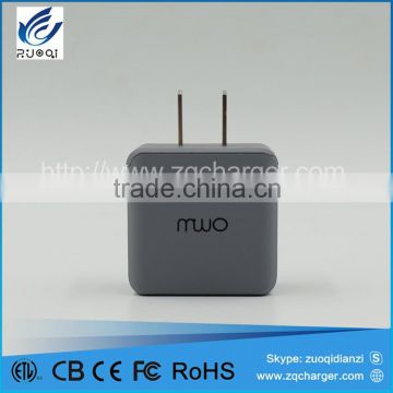 Alibaba china supplier high quality wall charger with 2 usb port