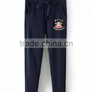 2016 Winter Custom Jogger Sweatpants, Wholesale Cartoon Monkey Printed Women's Sports Sweatpants photo-5