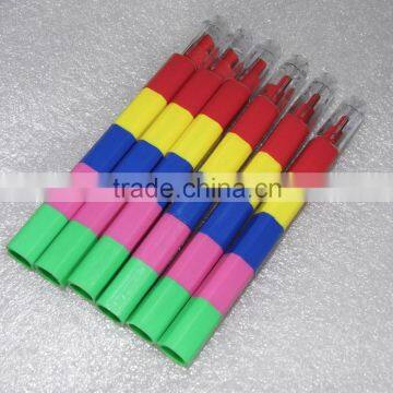 5 color stacking crayons