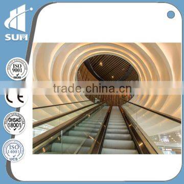 CE approved speed 0.5m/s aluminum step parallel escalator