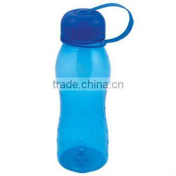 plastic water bottle with slim waist design