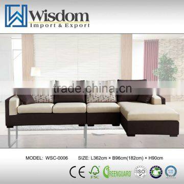 China Furniture Fair Upholstered Sofa Set