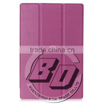 Fashionable Popular Three Folds Ultrathin Stand PU Leather Tablets Cases For Sony Xperia Z4 Tablet Fast Delivery photo-3