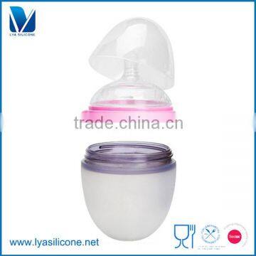 China Silicone Baby Feeding Bottle