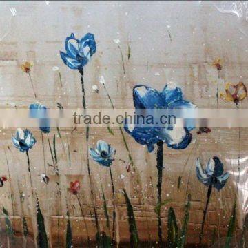 modern wall art acrylic painting flowers wholesale