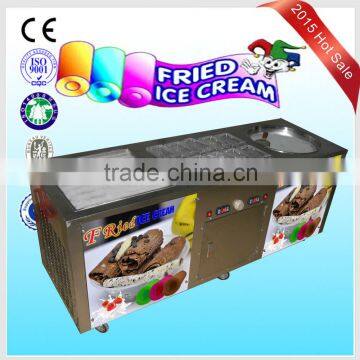 2016 American standard fried ice cream machine with sqare and round pan both