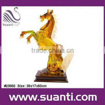 Horse polyresin statue