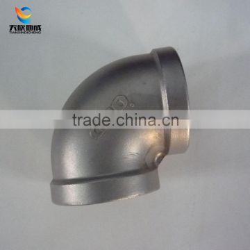 Casting stainless steel 304/316 pipe 90 degree elbow with customized logo