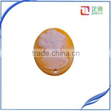 Flat Back Customized Made Colorful Resin Cameo photo-4