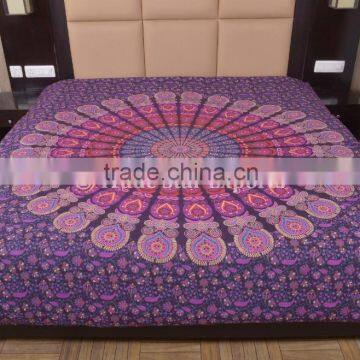 Indian Ethnic Mandala Duvet Cover Set Cotton Blanket Doona Covers Boho Quilt Covers Hippie Bedding Throw