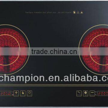 2 zone cooktop kitchen and home appliance from China