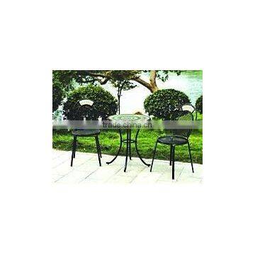 steel outdoor mosaic garden furniture