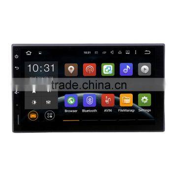 Pure android Car GPS for Two din with Pure android 4.4.4 dual Core CPU:1.6G RAM:1G WIFI 3G audio video player