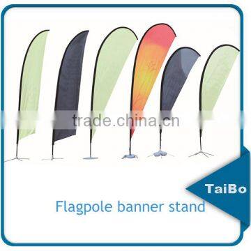 Free Standing Telescopic Pole Feather/Teardrop/knife Flag Banner Stand