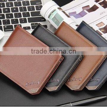 Baellery Men Business PU Leather Wallet for Young Billfold photo-3
