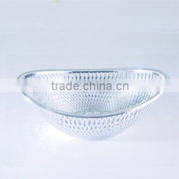 hollow out electroplate fruit tray