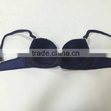 2016 Beautiful Bra Latest Fashion Sexy Bra Design Women Deep V Thick Padded Underwire Lace Bra Push-Up Bra Big Size 38C photo-4