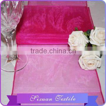 2015 Newest Cheap transparent organza table runner Wholesale In China Manufacturer