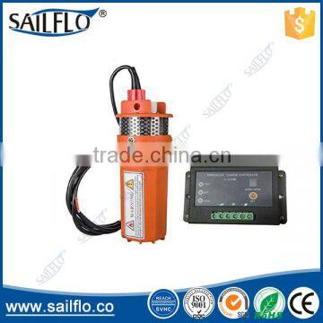 Sailflo 12v /24v Farm & Ranch solar Submersible Deep Well Dc Solar Water Pump Battery