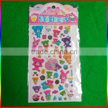 bears 3D puffy stickers lovely