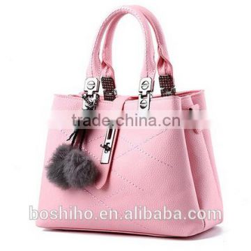 Wholesale PU Leather Woman Handbag Colour Bar Shoulder Bag