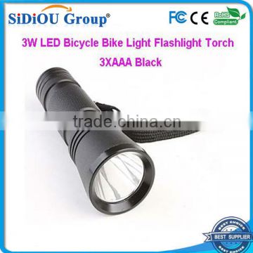 3W LED Bicycle Bike Flashlight