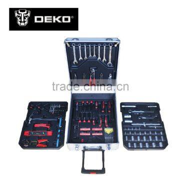 Aluminium trolley case 135pcs hand tool set