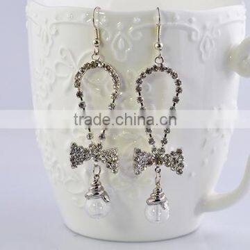 MUB fashion beautiful accessories for women hot sale crystal earring, perfume pendant earring factory China