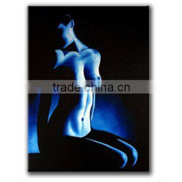 Canvas sexy nude girl painting