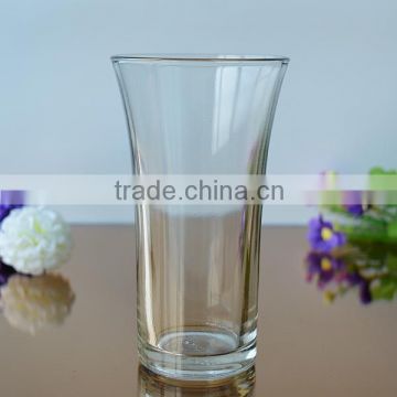 Drinking glass cup with round shaped mouth