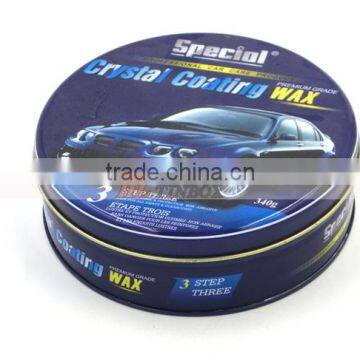 Round Tin Can for Soap or Car Wax Package