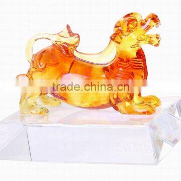 BS011 liuli crystal gift of chinese dragon---pixiu