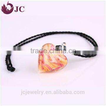 Scent Perfume Essential Oil Heart Shape Glass Vial Necklace Pendant photo-4