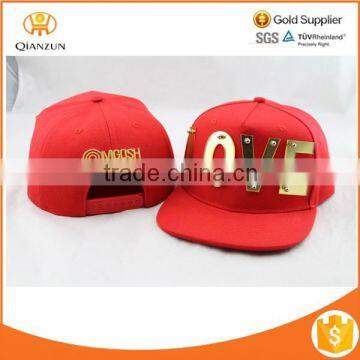 Custom Logo Letter Acrylic boltted 6 Panel Sport Cap Wholesale alibaba