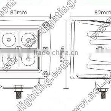 High Quality Construction Working Light,waterproof c Ree 16w Led Work Lamp,motorcycle Led Driving Lights photo-4