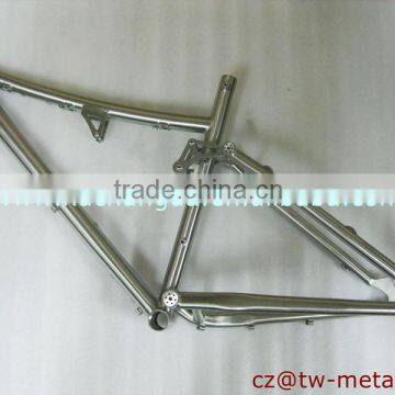 XACD titanium full suspension bicycle frame customized bike frame made in China