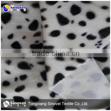 Animal Printed Velboa for Upholstery Sofa Fabric and Toy Fabric