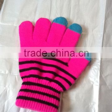 Adult Winter Gloves Lady Mitten Acrylic Glove Magic Stretch Glove Men's Glove Multi Color Glove Knitted Glove Ladies Mitten