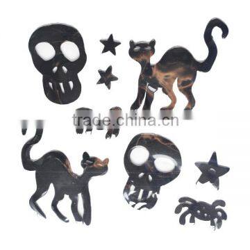 Halloween Decoration skulls Gel Cling window decorations