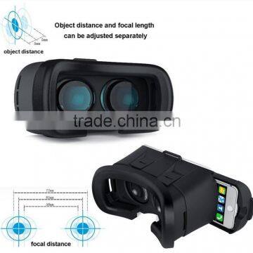 3D vr Case 2016 New Premium vr Case for 3d Movies / vr Headset With Remote Bluetooth Control / vr Box OEM