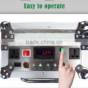 Hottest Selling 55W Portable and Folding Solar Home System With Wheels and Pull Rod for TV/Fan/laptop photo-5