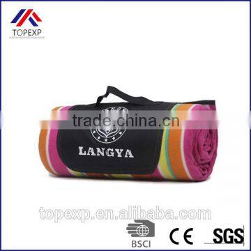 Pocket Picnic Blanket Polar Fleece Blanket For Travel photo-6