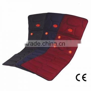 Electric Infrared Heating Massage Mat Leg / Body Vibration Massage Cushion