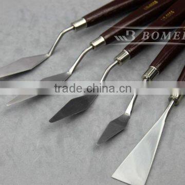 wood handle stainless steel palette knife