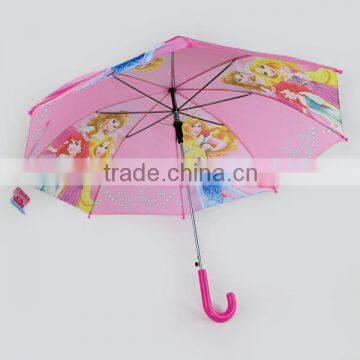 Audit Cartoon Character Princess Print Kids Umbrella photo-5