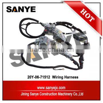 PC200-7 excavator wiring harness 20Y-06-71512